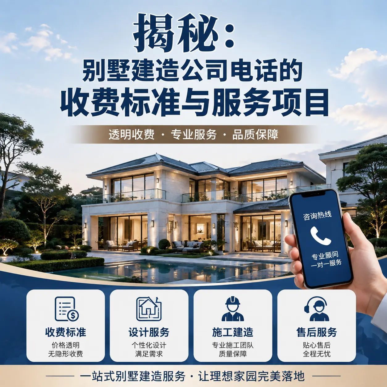 揭秘：毕节别墅建造公司电话的收费标准与服务项目