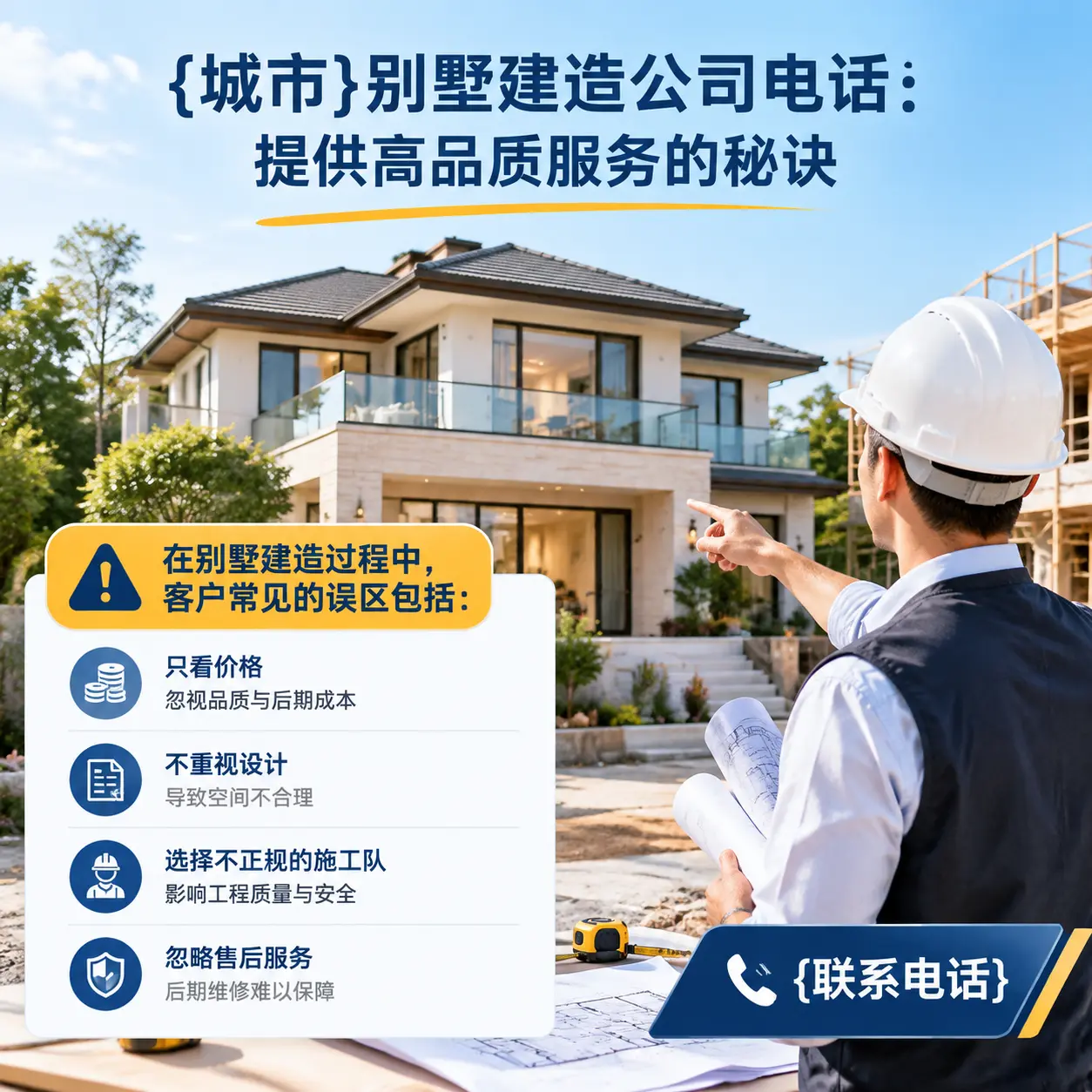 毕节别墅建造公司电话：提供高品质服务的秘诀