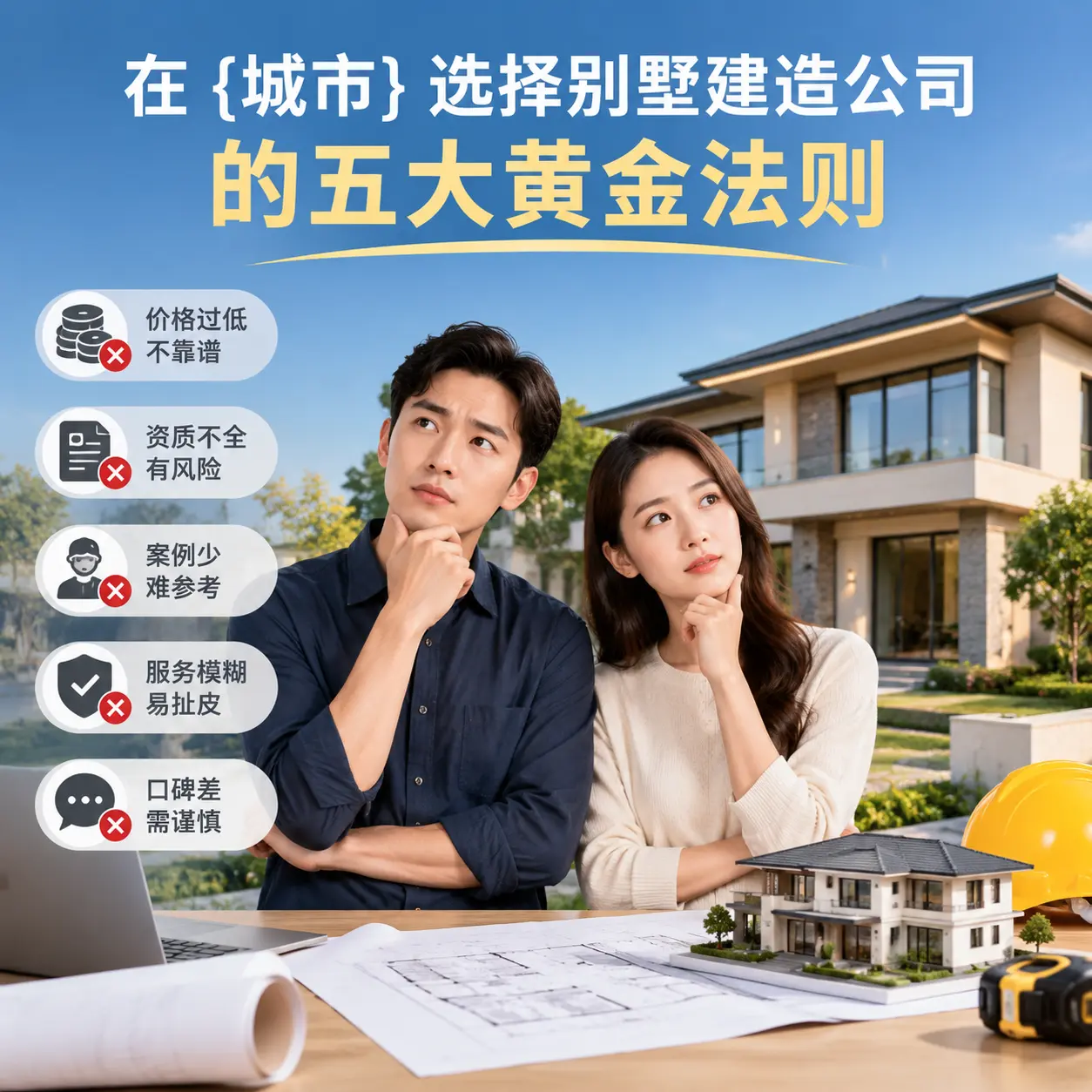 在 毕节 选择别墅建造公司的五大黄金法则