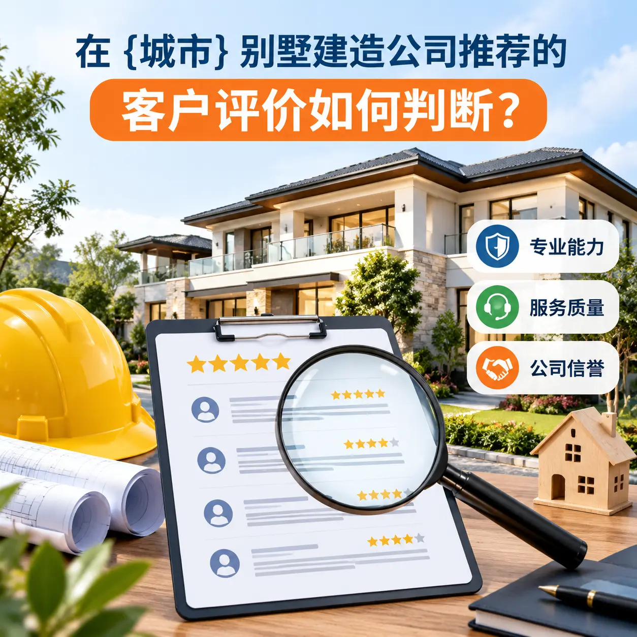 在 毕节 别墅建造公司推荐的客户评价如何判断?