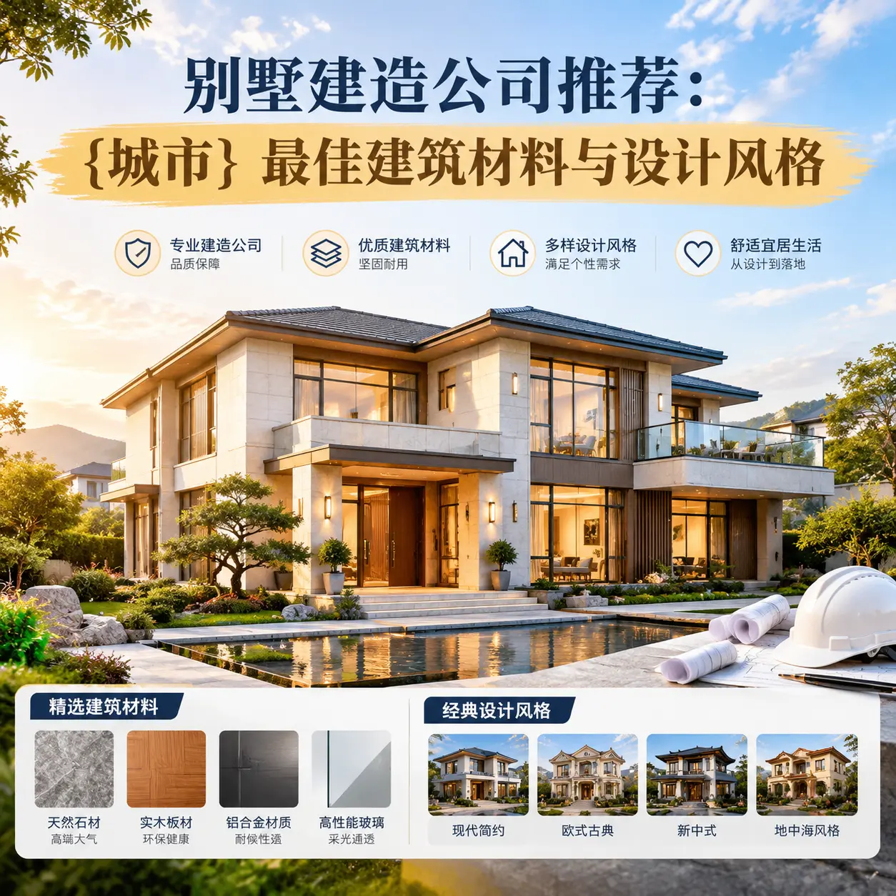 别墅建造公司推荐： 毕节 最佳建筑材料与设计风格