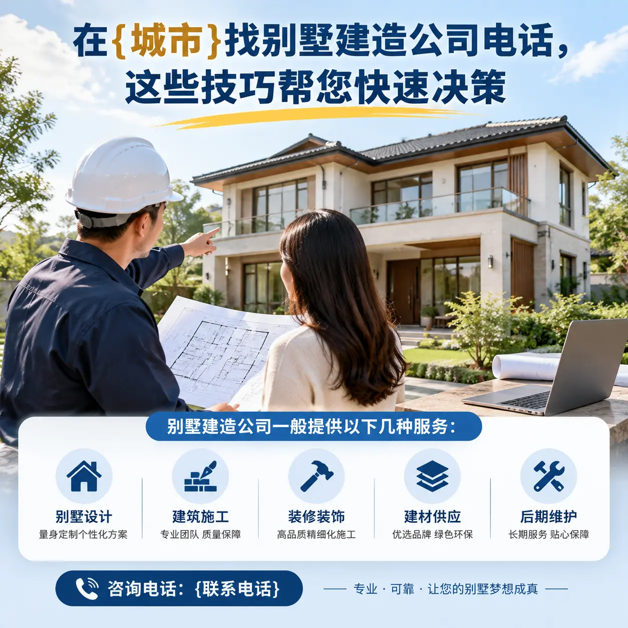 在毕节找别墅建造公司电话,这些技巧帮您快速决策
