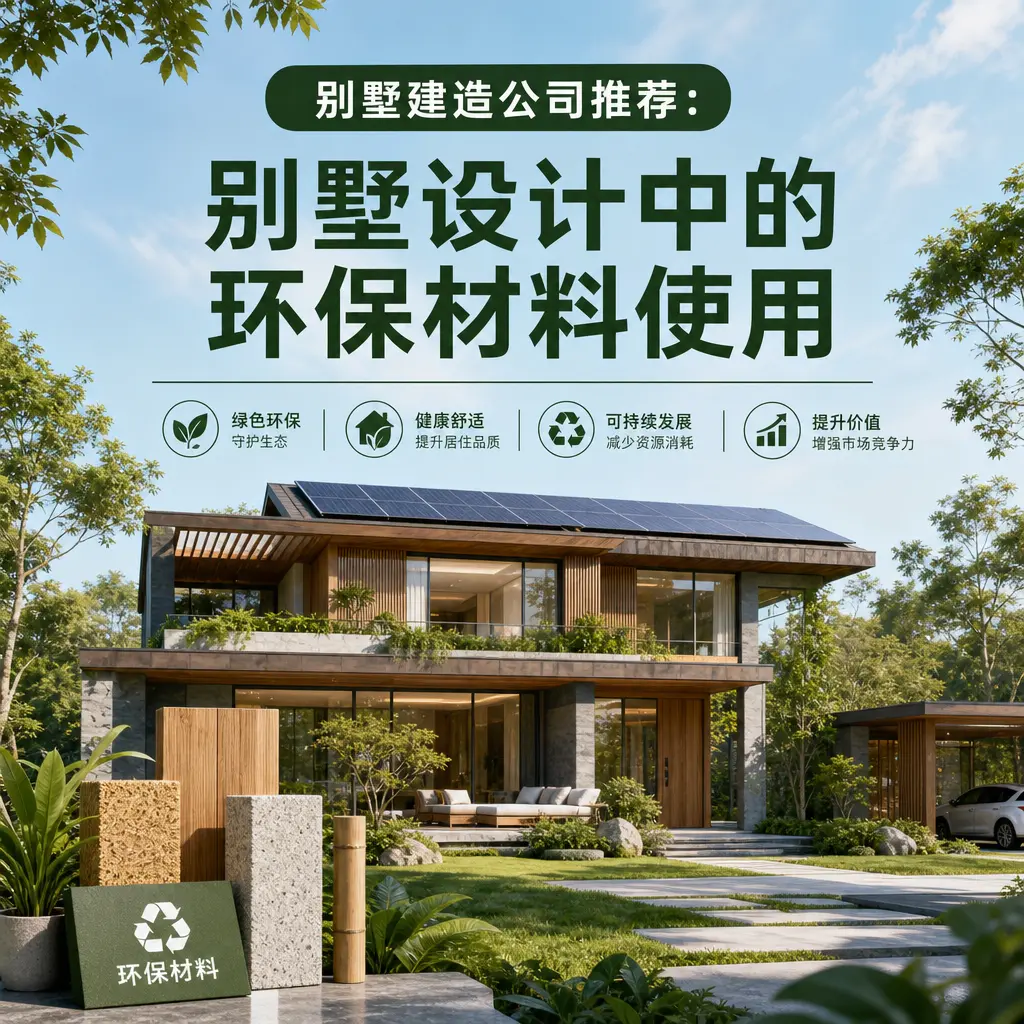 别墅建造公司推荐： 毕节 别墅设计中的环保材料使用